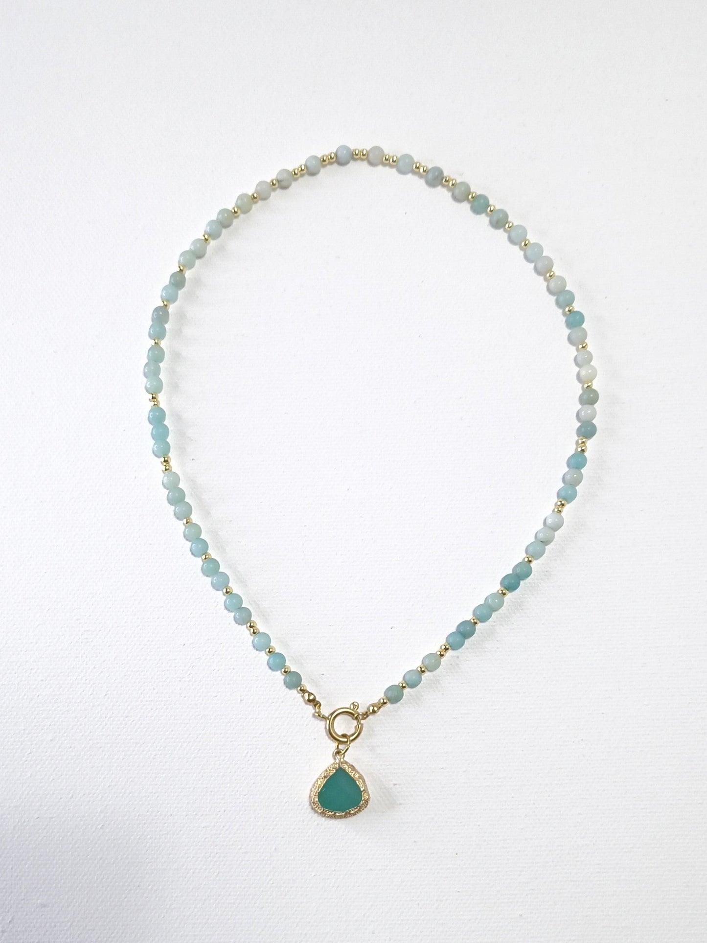 L’Espace Tropics Jadeite and Lapis Lazuli Necklace