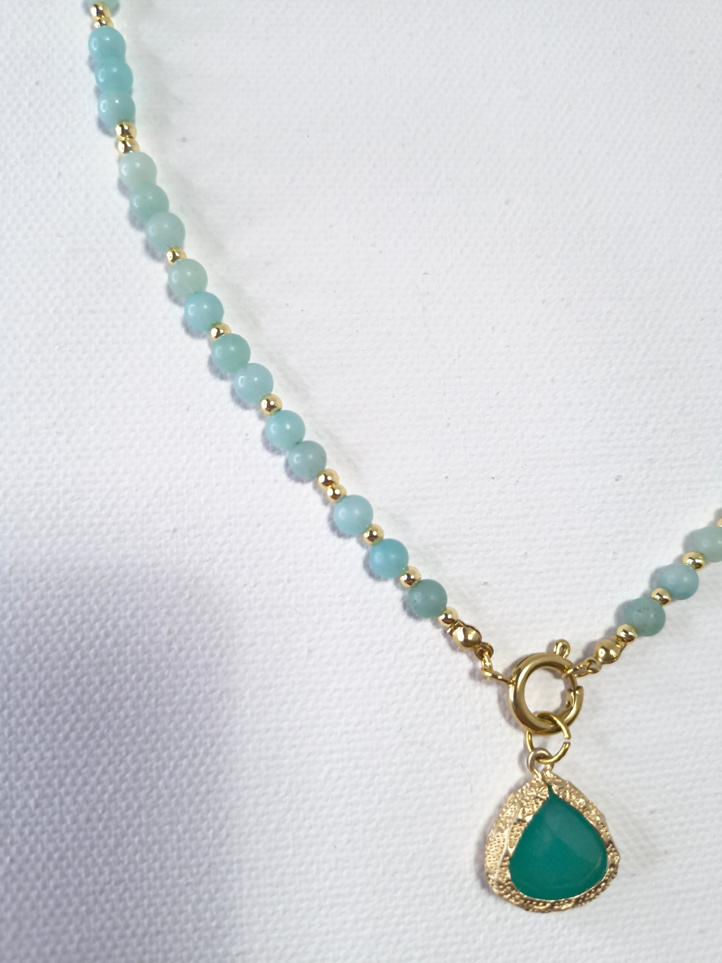 L’Espace Tropics Jadeite and Lapis Lazuli Necklace