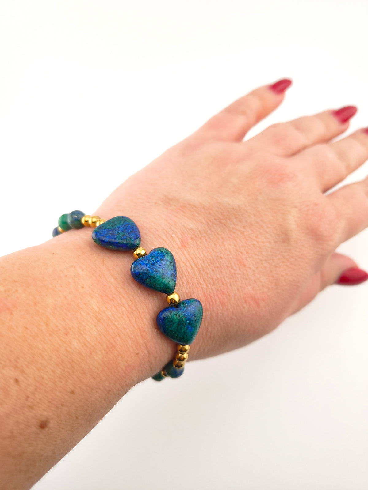 L’Espace Tropics Jadeite and Lapis Lazuli Necklace