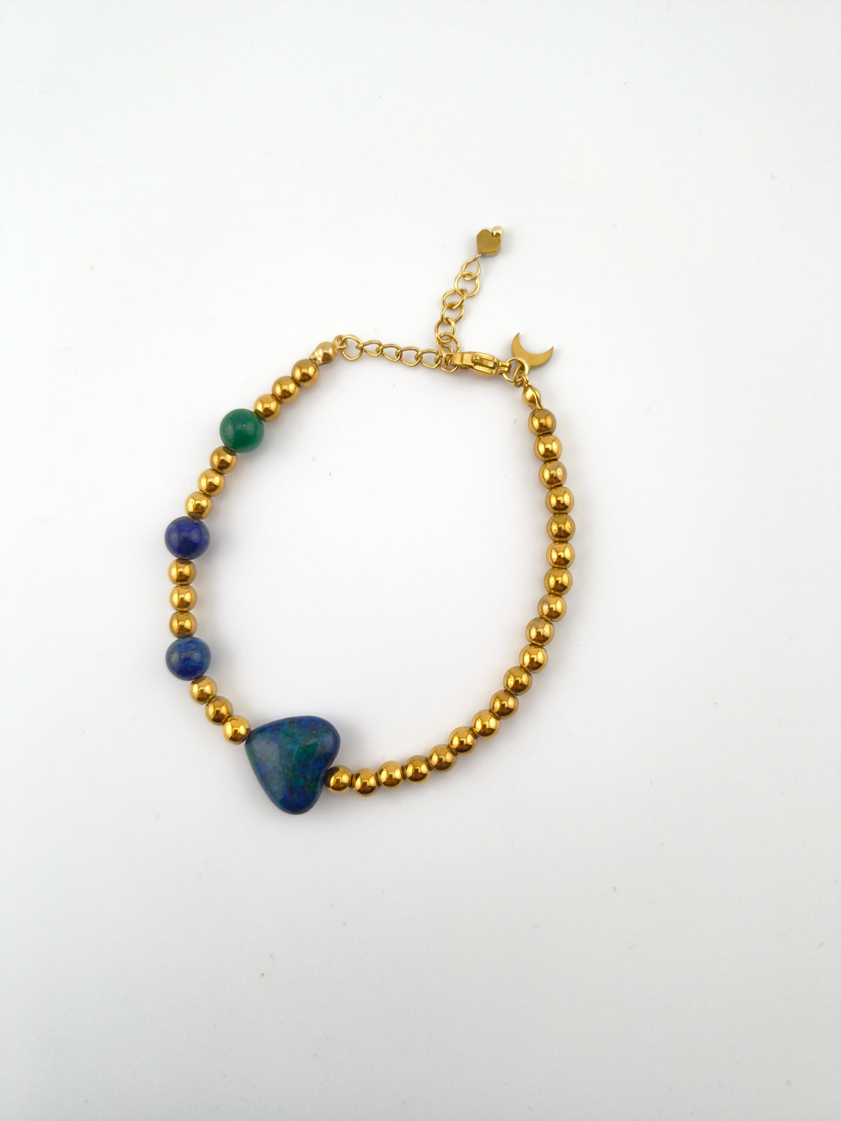 L’Espace Tropics Jadeite and Lapis Lazuli Necklace