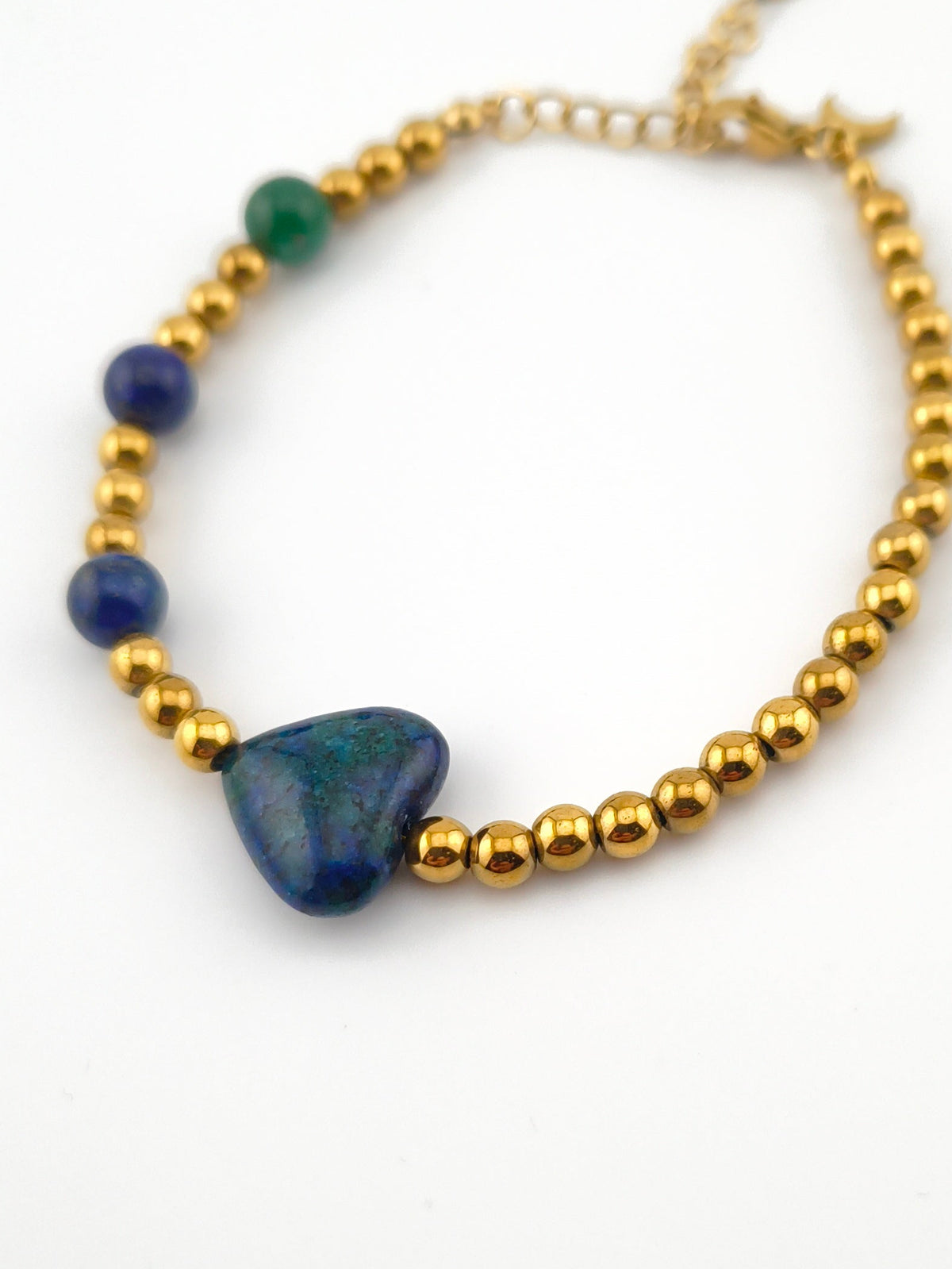 L’Espace Tropics Jadeite and Lapis Lazuli Necklace